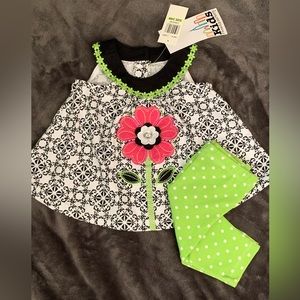 Kids Headquarters Spring/Summer 2-Piece Outfit • Sz 3/6 M • NWT